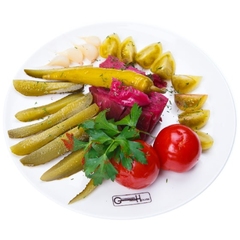 Georgian pickled vegetables